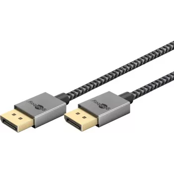Goobay plāns DisplayPort kabelis 2.0/2.1 40 Gbit/s 2 m (77445)