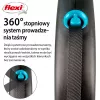 Flexi automātiskā pavada Melns Design S 5 m, zila