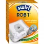 Putekļsūcēja putekļu maisiņi SWIRL EcoPor ROB1, saderīgi rezerves maisiņi dažādiem putekļsūcējiem, papīra mikrofiltrs, 5 gab. iepakojumā