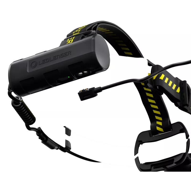 Ledlenser 502195 lukturītis melns, dzeltens galvas lukturītis LED