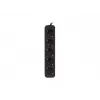 Strāvas pagarinātājs Lanberg PS0-05F-0300-BK 3m 5 maiņstrāvas rozetes Iekštelpām Melns