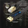 UNITEK Y-SP02001B tīkla kabelis melns 18 m