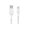 USB kabelis Belkin CAB002BT0MWH 0,15 m USB A USB C Balts