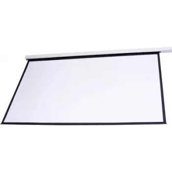 Projekcijas ekrāns EUROLITE 300 cm 16:9 modelis 80901163 uzstādīšanai pie sienas vai griestiem
