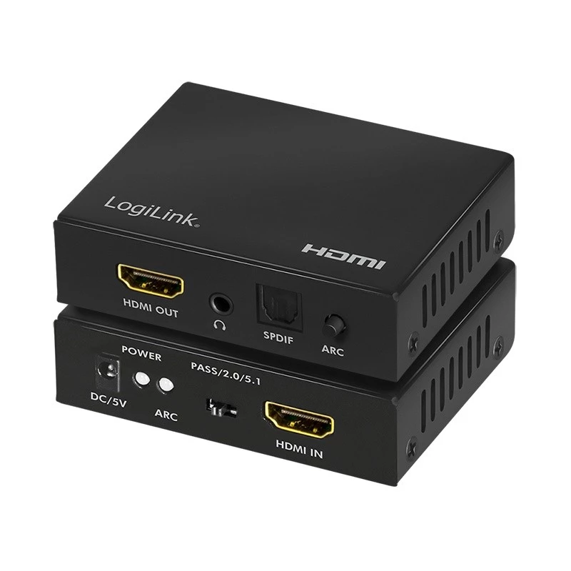 HDMI audio ekstraktors 2CH/5.1CH, 4K/60Hz