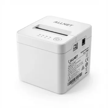 Termālais mobilais printeris ALLNET ALL-PM03 USB Bluetooth 58 mm melns