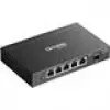 Tīkla slēdzis TP‑LINK SG2206MP L2 Gigabit Ethernet PoE 5 portu (5x Gigabit, 1x SFP, PoE+ 4 porti, 63W jaudas budžets)
