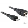 USB kabelis DeLOCK 50cm Micro-USB B USB 2.0 A 83183