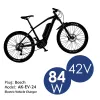 Akyga AK-EV-24 lādētājs 42V/2A 84W Bosch 1.2m