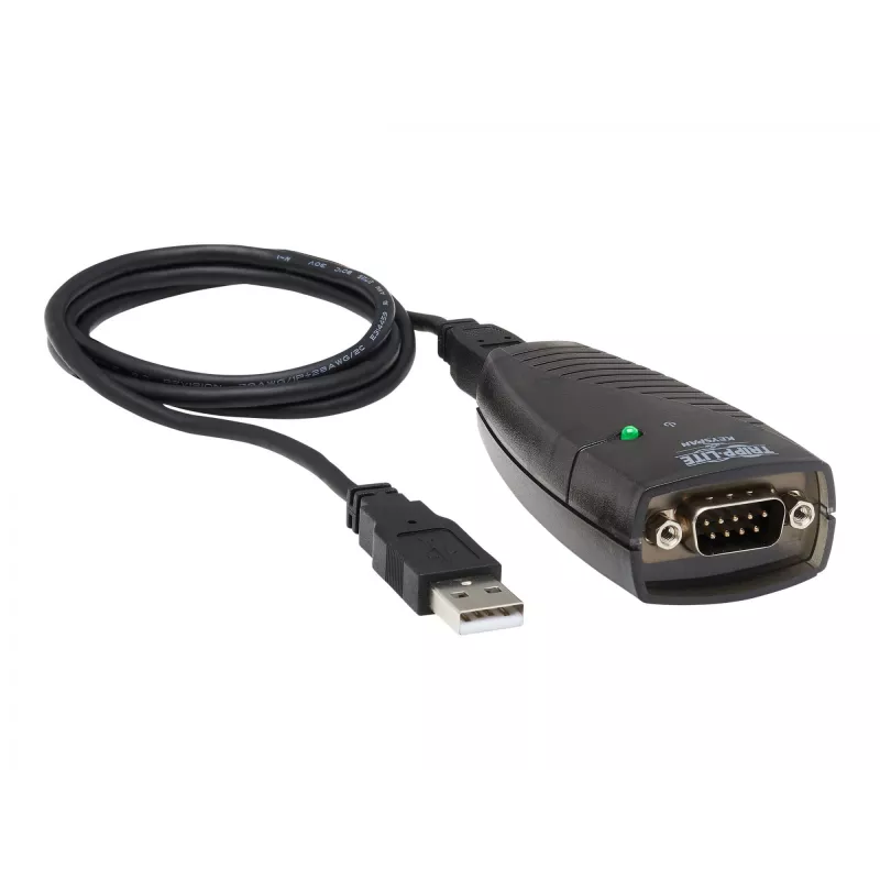 Tripp Lite USA-19HS Keyspan USB-serālais adapteris - USB-A spraudnis uz DB9 RS232 spraudni - 0,91 m - TAA (USA-19HS)