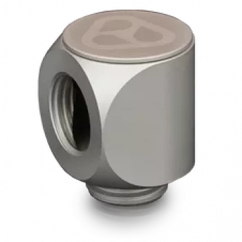 Thermal Grizzly DeltaMate Rotary 90° – ūdens dzesēšanas savienojums, matēts niķelis, 1 gab. (TG-DM-FIT-0203)