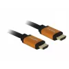 HDMI kabelis DeLOCK 85728 1,5 m A tips melns zeltains