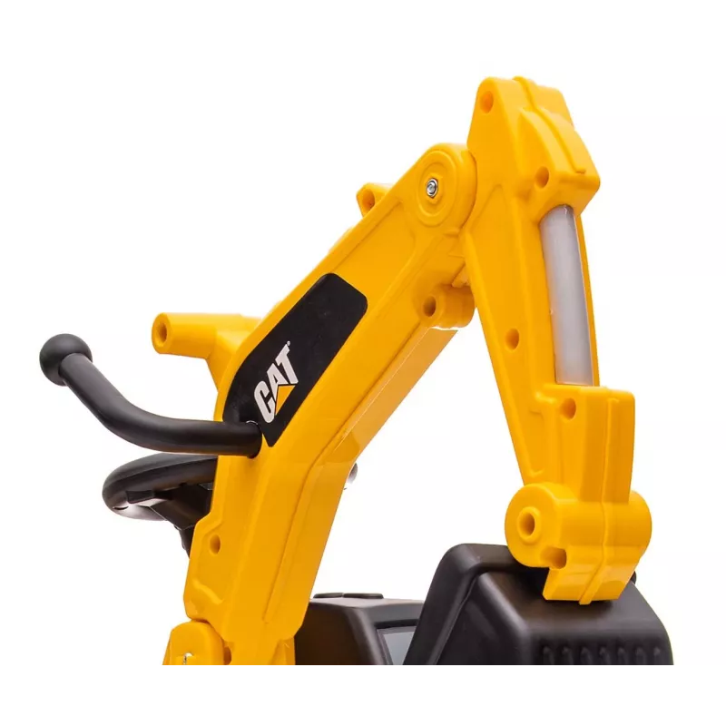Ride-on excavator milly mally 5298 — bērnu braucamā rotaļlieta ar reālistisku dizainu un izturīgu konstrukciju