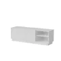 TV skapītis cama meble LIVERTI 150x42x48 cm, balts, skaidu plātnes virsma