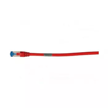 komutācijas kabelis RJ45 - CAT6A 500Mhz - 0,15m - sarkans - S-STP(S/FTP) - AWG26 - LSZH - Synergy 21