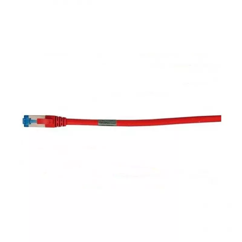 komutācijas kabelis RJ45 - CAT6A 500Mhz - 0,15m - sarkans - S-STP(S/FTP) - AWG26 - LSZH - Synergy 21