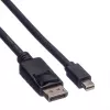 Roline DisplayPort kabelis, DP ST - Mini DP ST, melns, 1,5 m (11.04.5638)