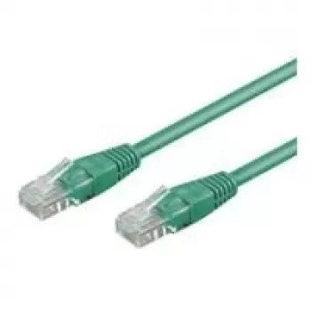 Wentronic Goobay CAT 6 ielāpu vads, U/UTP, zaļš, 0,5 m - CCA vara maisījums (68435)