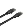 Unitek Ethernet kabelis Cat6 UTP RJ45 5 m, melns, masīvs vads, 250 MHz, zeltīti kontakti