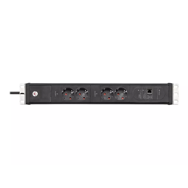 Brennenstuhl Premium-Web-Line V3 IP vadāmais barošanas sadalītājs, 4 rozetes, Ethernet, 3m (1156057984)
