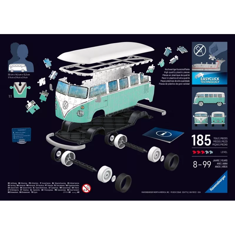 Puzle Ravensburger Volkswagen T1 162 gabali