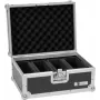 Flightcase Roadinger EC-4AC priekš 4× AKKU plakans Light Series — aizsargājošs transportēšanas futrālis
