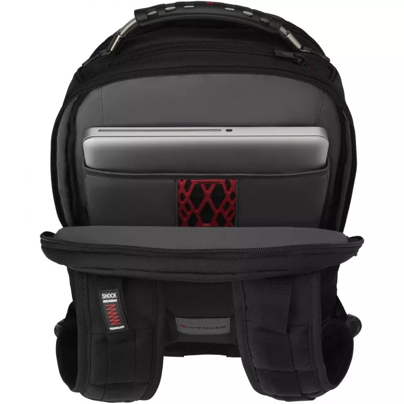 Wenger IBEX Deluxe - piezīmjdatora mugursoma - 43,2 cm - 35,60 cm (14) - 40,6 cm (16) - melna (606493)