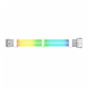 Gamemax | PSU pagarinātājkabelis | VGA/CPU 2x8PIN-B | Balts