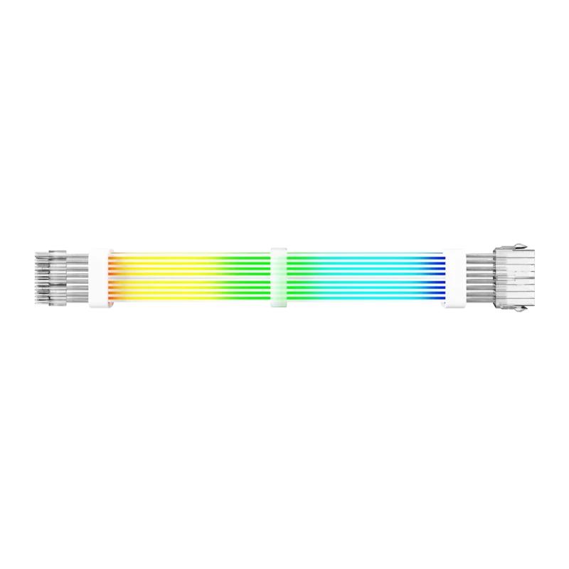 Gamemax | PSU pagarinātājkabelis | VGA/CPU 2x8PIN-B | Balts