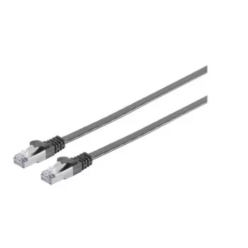 Tīkla kabelis Microconnect V-UTP6A02S-FLAT RJ-45 Cat6a 2m Melns