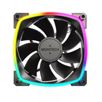 Montech RX120 PWM Computer case Fan 12 cm Melns 3 gab.