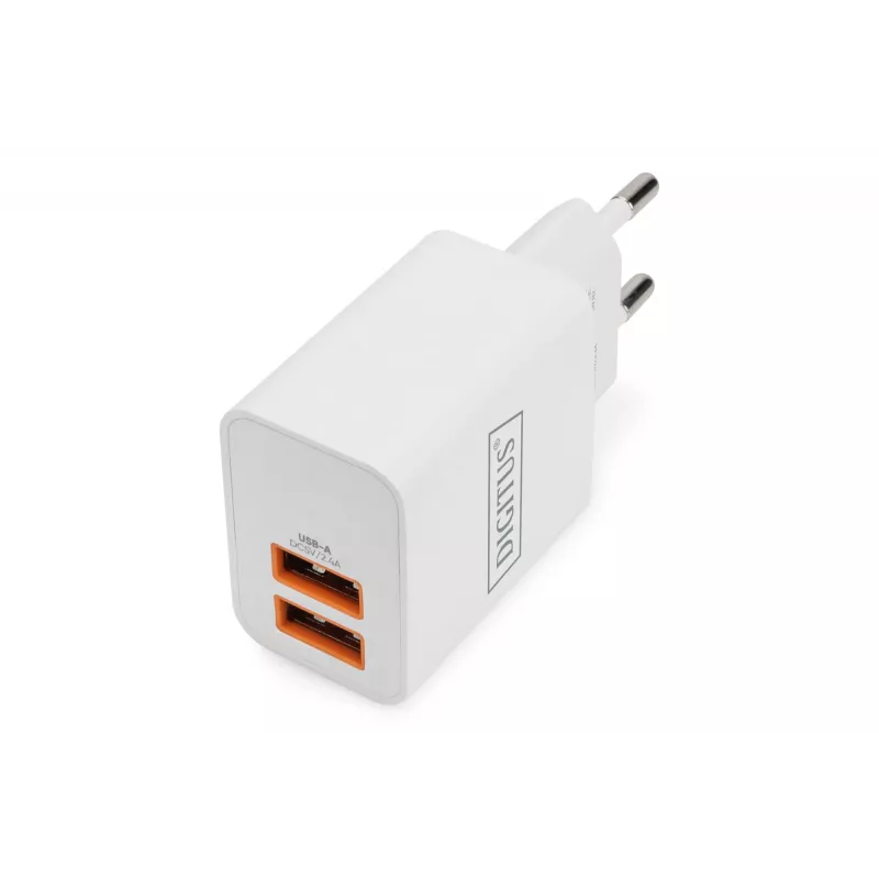 USB lādētājs iekštelpām Digitus DA-10061 2x USB-A 15.5W