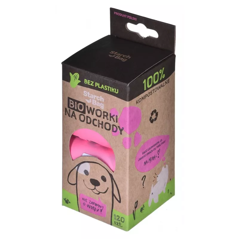 STARCH BAG - Suņu izkārnījumu maisiņi - 8 x 15