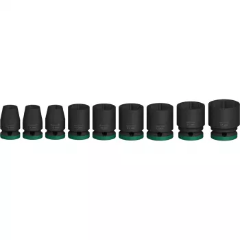 Triecienligzdu komplekts Bosch Powertools PRO 1/2 collas, 9 gab., melns