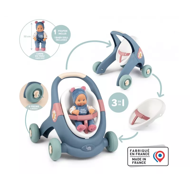 Bērnu staigulītis MATTEL Smoby Dickie 7600140308, plastmasa, daudzkrāsains, 450×470×500 mm, no 12 mēnešiem