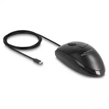 DeLOCK 12114 pele USB Type-C optiskā piemērota abām rokām