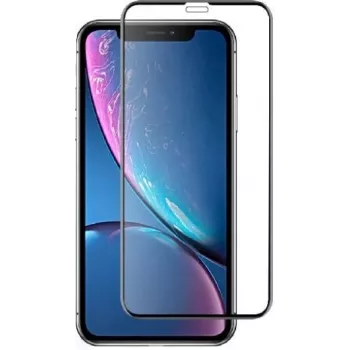 Rūdīta stikla ekrāna aizsargs Devia Real Series iPhone XR 6,1 collu 3D izliekts sprādziendrošs (melns)