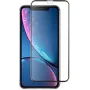 Rūdīta stikla ekrāna aizsargs Devia Real Series iPhone XR 6,1 collu 3D izliekts sprādziendrošs (melns)