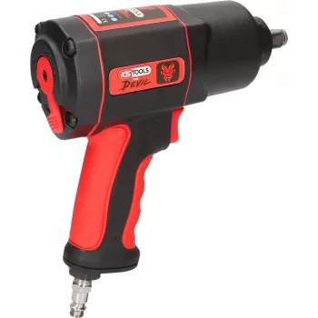 Impaktatslēga KS Tools THE DEVIL 1/2 collas 8500 apgr./min 870 N⋅m Melna, Sarkana