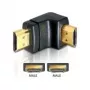 HDMI adapteris vīr. 90° lejup DeLOCK 65073
