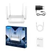 Cudy WR3000P galddatora bezvadu maršrutētājs Wi‑Fi 6 divjoslu 2.4/5 GHz, 2.5 Gigabit Ethernet, 3 LAN porti, balts