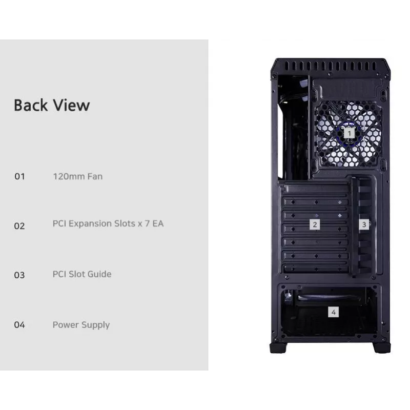 Datora korpuss Zalman N5 TF ATX melns