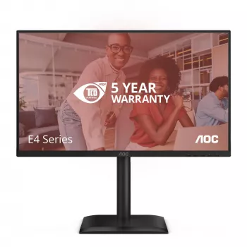 AOC 24E4U datora monitors 60,5 cm (23,8 collas) 1920 x 1080 pikseļi Full HD LED Melns