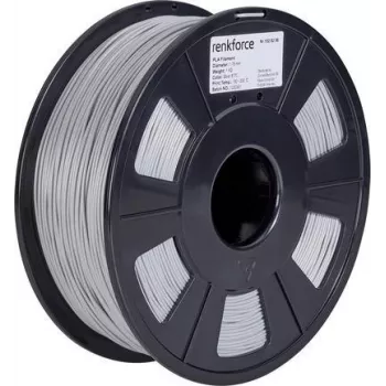 Renkforce RF-4511204 3D drukas materiāls Polilaktīda skābe (PLA) Sudraba 1 kg (RF-4511204)