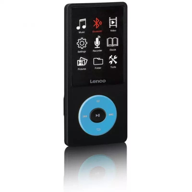MP3 atskaņotājs Lenco Xemio-860BU 8 GB Melns Zils LCD 18h atskaņošana