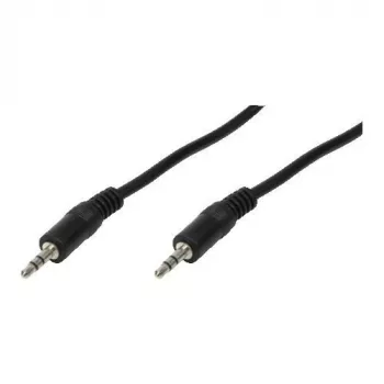 Audio kabelis 3.5mm LogiLink CA1049 1m Melns