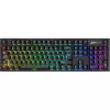 Mehāniskā tastatūra Sharkoon OfficePal KB70W — lineārie slēdži, tenkeyless izkārtojums