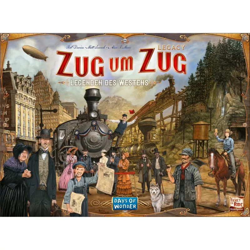 Zug um Zug Legacy: Legenden des Westens, galda spēle