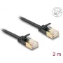 Tīkla kabelis DeLOCK RJ45 Cat.6A kontaktdakša–kontaktdakša U/FTP 2m melns