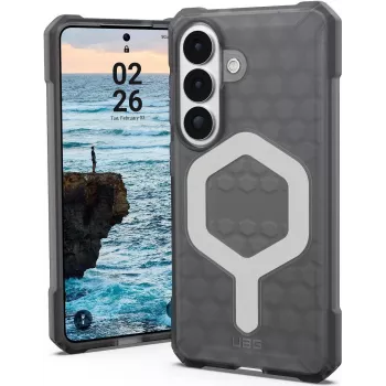 UAG Urban Armor Gear Essential Armor Case ar magnēta moduli | Samsung Galaxy S26 | pelnu (pelēks caurspīdīgs) | 214534113131 (214534113131)